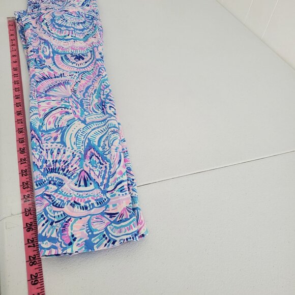 Lilly Pulitzer Womens Kelly Skinny Ankle Pant Size 00 High Tide Holy Flockamolie - Picture 8 of 10